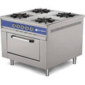 Cuisinière Professionnelle 4 Feux avec Four Eutron