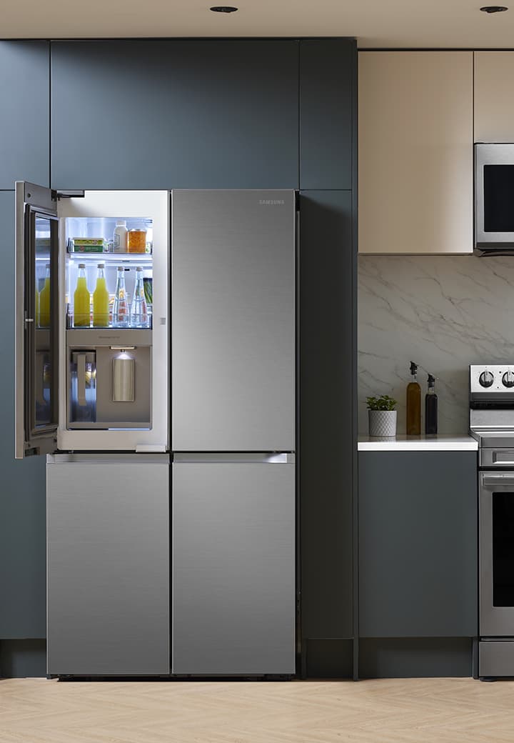 Réfrigérateur Multi-Portes French Door 4 Portes avec Distributeur d'Eau