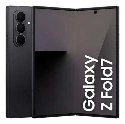 Samsung Galaxy Z Fold 7 Noir Phantom ouvert et fermé