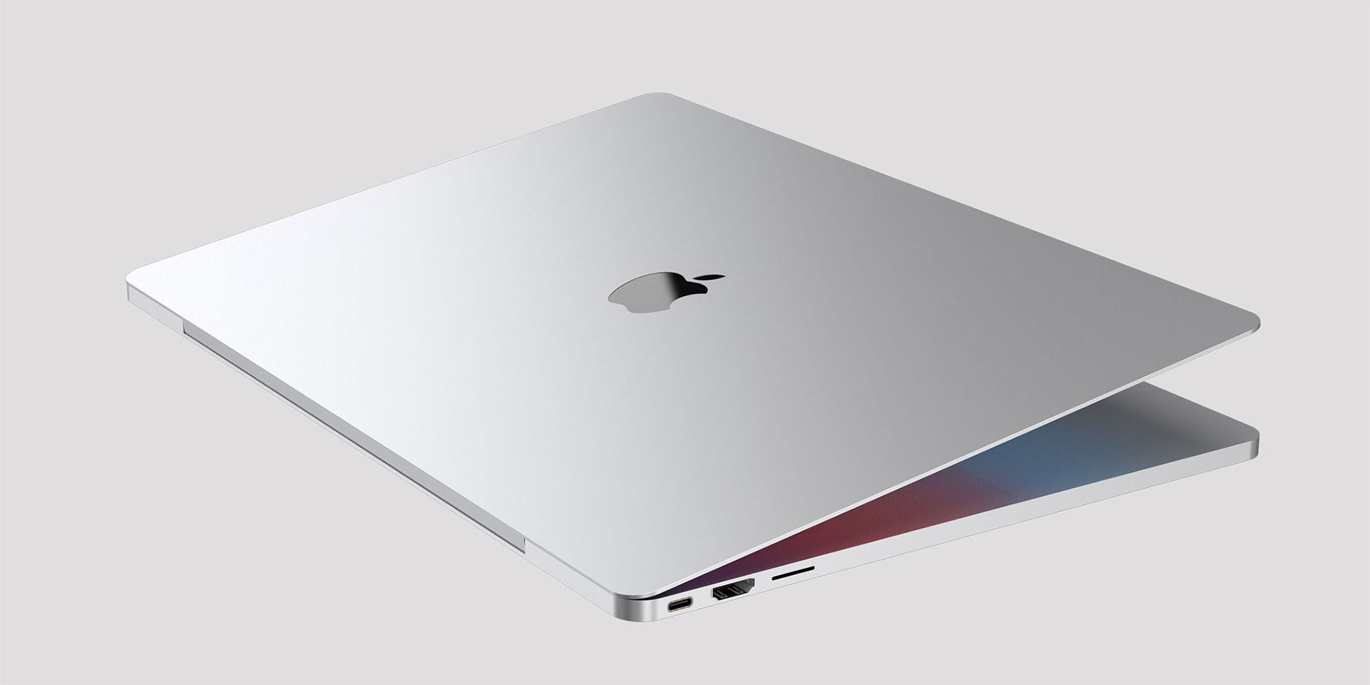 Apple MacBook Pro 16 Silver - vue arrière