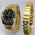 Rolex Day-Date Or Jaune – Cadran Noir & Diamants avec Bracelet Prestige
