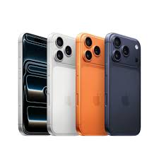 Apple iPhone 17 Pro Max – vier kleuren: Zwart, Wit, Oranje en Donkerblauw Titanium