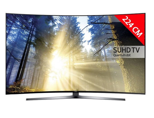 Samsung UHD Curved 4K Smart TV - Vue de côté